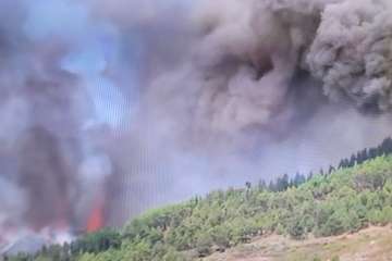El volcán de La Palma tiene al menos cinco bocas/TA.